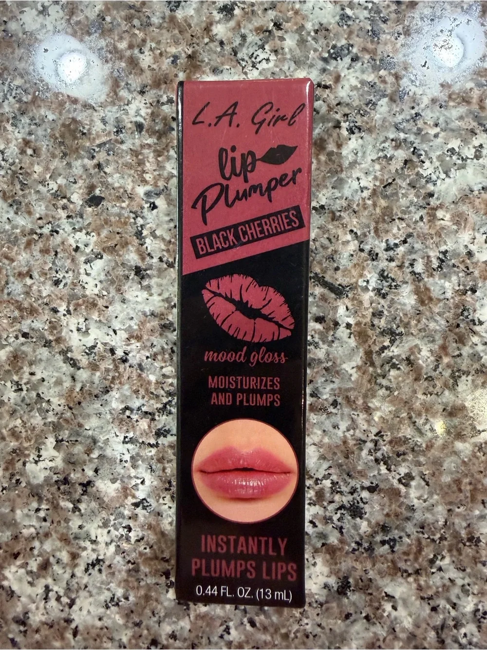 LA Girl Black Cherries Lip Plumper Mood Gloss - Tint Of Berry